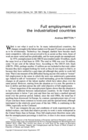 Full employment in the industrialized countries