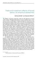 Trade and investment effects of forced labour: an empirical assessment