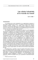Les robots industriels et le monde du travail