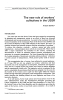The new role of workers' collectives in the USSR