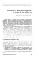 Formación y desarrollo industrial: la ayuda de los gobiernos