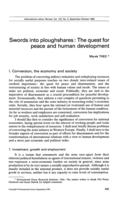 Swords into ploughshares: the quest for peace and human development