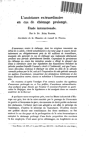 L'assistance extraordinaire en cas de chômage prolongé: étude internationale