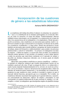 Incorporación de las cuestiones de género a las estadísticas laborales