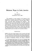 Minimum wages in Latin America