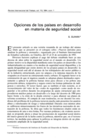 Opciones de los países en desarrollo en materia de seguridad social