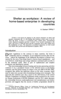 Shelter as workplace: a review of home-based enterprise in developing countries
