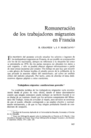 Remuneración de los trabajadores migrantes en Francia