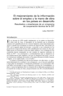 El mejoramiento de la información sobre el empleo y la mano de obra en los países en desarrollo: resultados y enseñanzas de un programa de cooperación técnica de la OIT