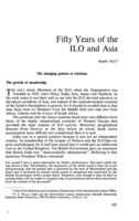 Fifty years of the ILO and Asia