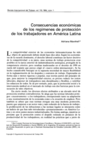 Consecuencias económicas de los regímenes de protección de los trabajadores en América Latina