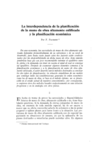 La interdependencia de la planificación de la mano de obra altamente calificada y la planificación económica