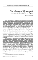 The influence of ILO standards on law and practice in Japan