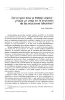 Del empleo total al trabajo atípico: ¿hacia un viraje en la evolución de las relaciones laborales?