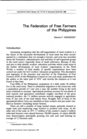 The Federation of Free Farmers of the Philippines