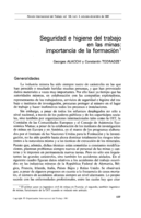 Seguridad e higiene del trabajo en las minas: importancia de la formación