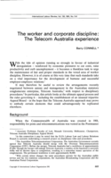 The worker and corporate discipline: the Telecom Australia experience