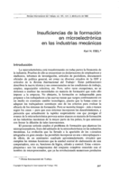 Insuficiencias de la formación en microelectrónica en las industrias mecánicas