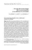 El auge de la tecnología de la comunicación y sus efectos en el empleo