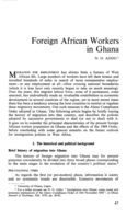 Foreign African workers in Ghana