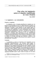 Diez años de legislación sobre el despido injustificado en Gran Bretaña
