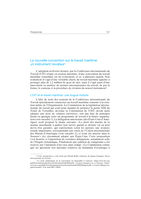 La nouvelle convention sur le travail maritime: un instrument novateur