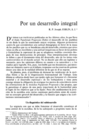 Por un desarrollo integral