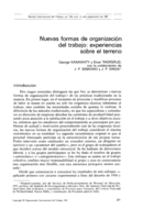 Nuevas formas de organización del trabajo: experiencias sobre el terreno