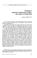 Towards a national employment policy: the case of Costa Rica