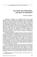 Les riches des bidonvilles: pourquoi ce paradoxe?