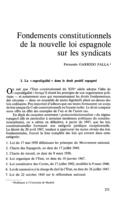 Fondements constitutionnels de la nouvelle loi espagnole sur les syndicats