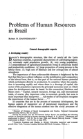 Problems of human resources in Brazil