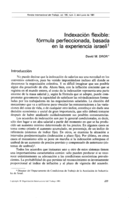 Indexación flexible: fórmula perfeccionada, basada en la experiencia israeli