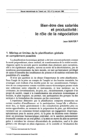 Bien-être des salariés et productivité: le rôle de la négociation