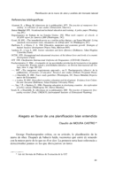 Alegato en favor de una planificación bien entendida