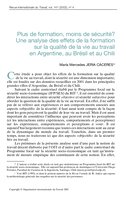 Plus de formation, moins de sécurité ?: une analyse des effets de la formation sur la qualité de la vie au travail en Argentine, au Brésil et au Chili