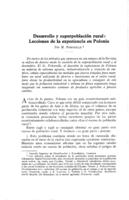 Desarrollo y superpoblación rural: lecciones de la experiencia en Polonia