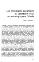 Del crecimiento económico al desarrollo total: una estrategia para Liberia