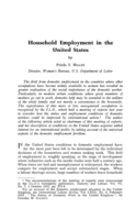 Household employment in the United States