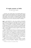 El empleo precario en Sicilia