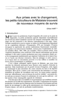 Aux prises avec le changement: les petits riziculteurs de Malaisie trouvent de nouveaux moyens de survie
