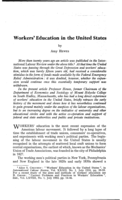 Workers' education in the United States