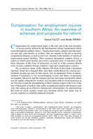 Compensation for employment injuries in Southern Africa: an overview of schemes and proposals for reform