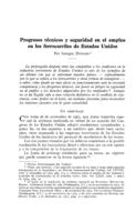 Progresos técnicos y seguridad en el empleo en los ferrocarriles de Estados Unidos