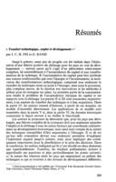 Résumés