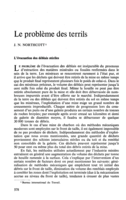 Le problème des terrils