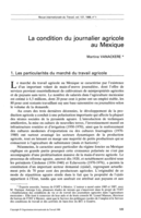 La condition du journalier agricole au Mexique