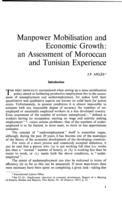Manpower mobilisation and economic growth: an assessment of Moroccan and Tunisian experience