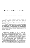 Vocational guidance in Australia