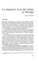 La inspección local del trabajo en Noruega